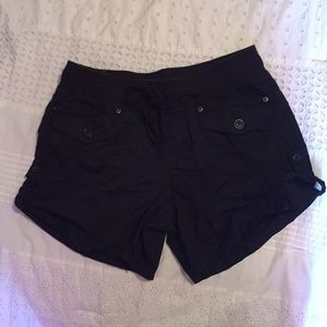 Cute black Missoni shorts with braid detail